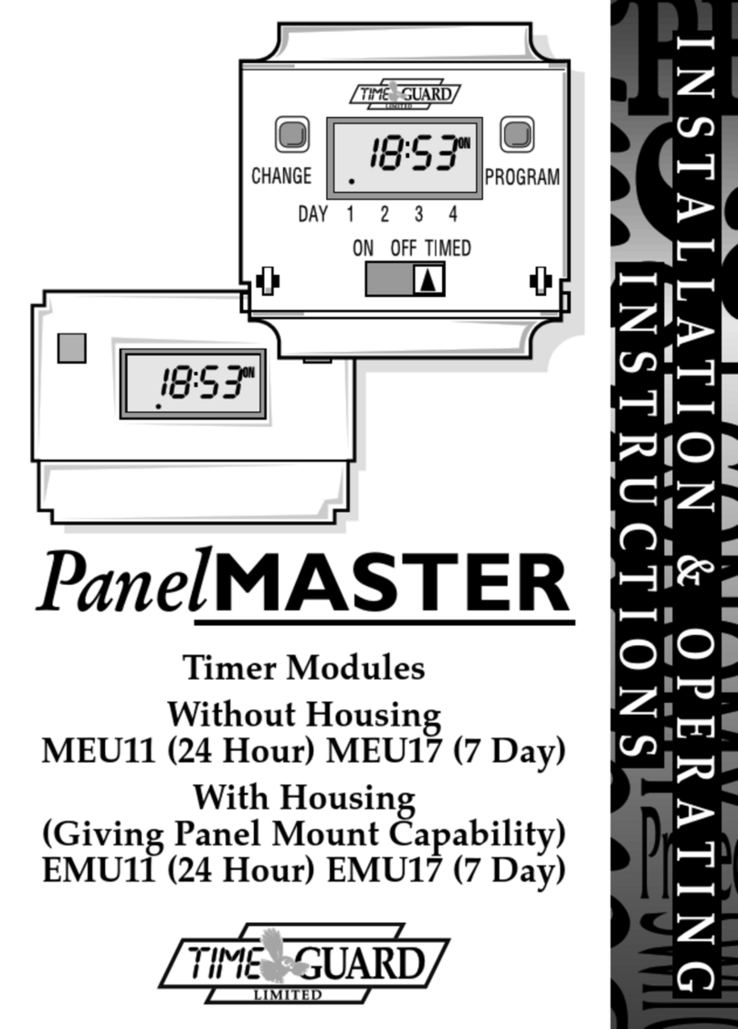 Timeguard PanelMASTER MEU11 Installation & operating instructions
