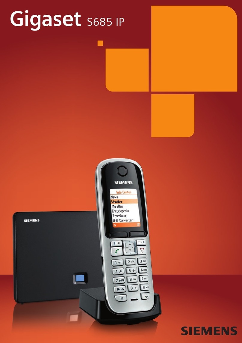Siemens Gigaset S685 IP User manual
