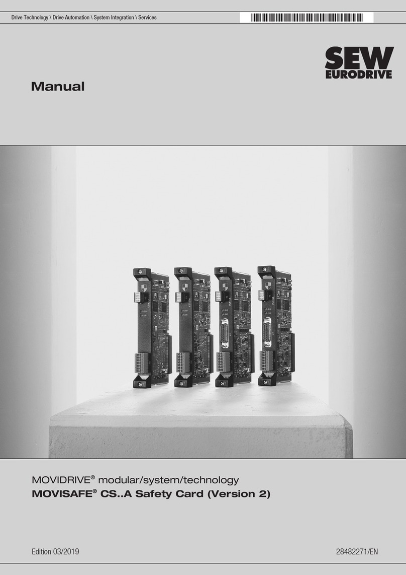 SEW-Eurodrive MOVISAFE CS A Series manual