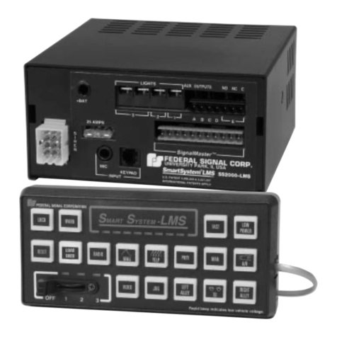 Federal Signal Corporation SmartSystem SS2000-LMS Installation and maintenance instructions