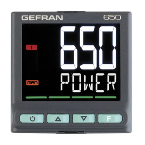 gefran 650 Series User manual