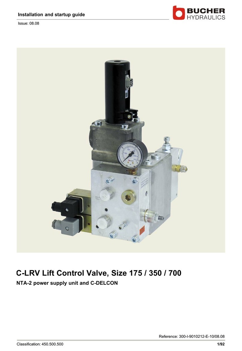 Bucher C-LRV Series Installation and startup guide Bucher C-LRV Series Installation and startup guide