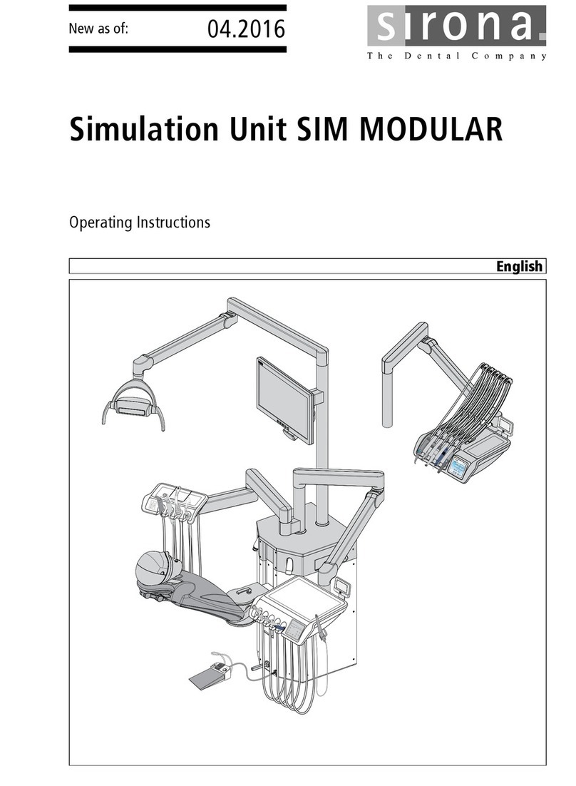 Sirona SIM MODULAR User manual