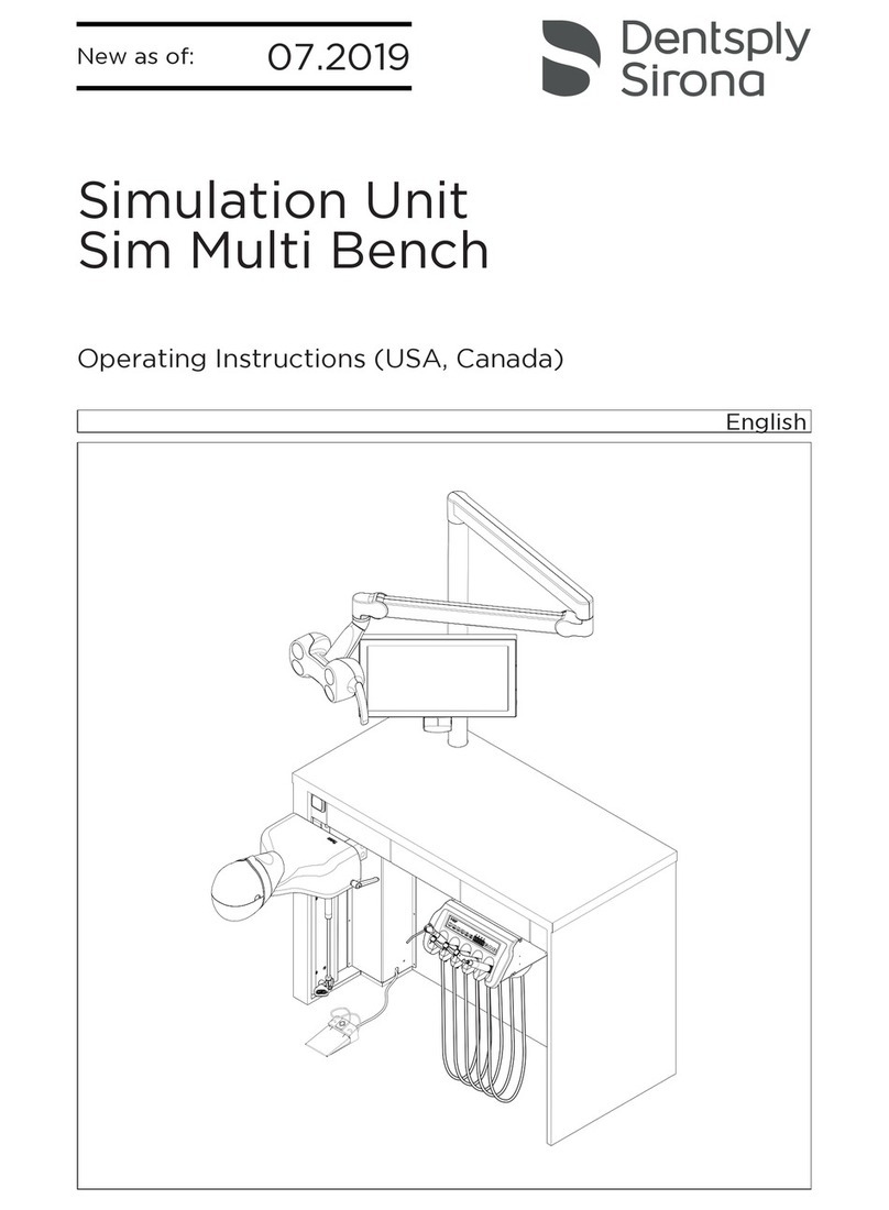 Dentsply Sirona Sim Multi Bench operating instructions