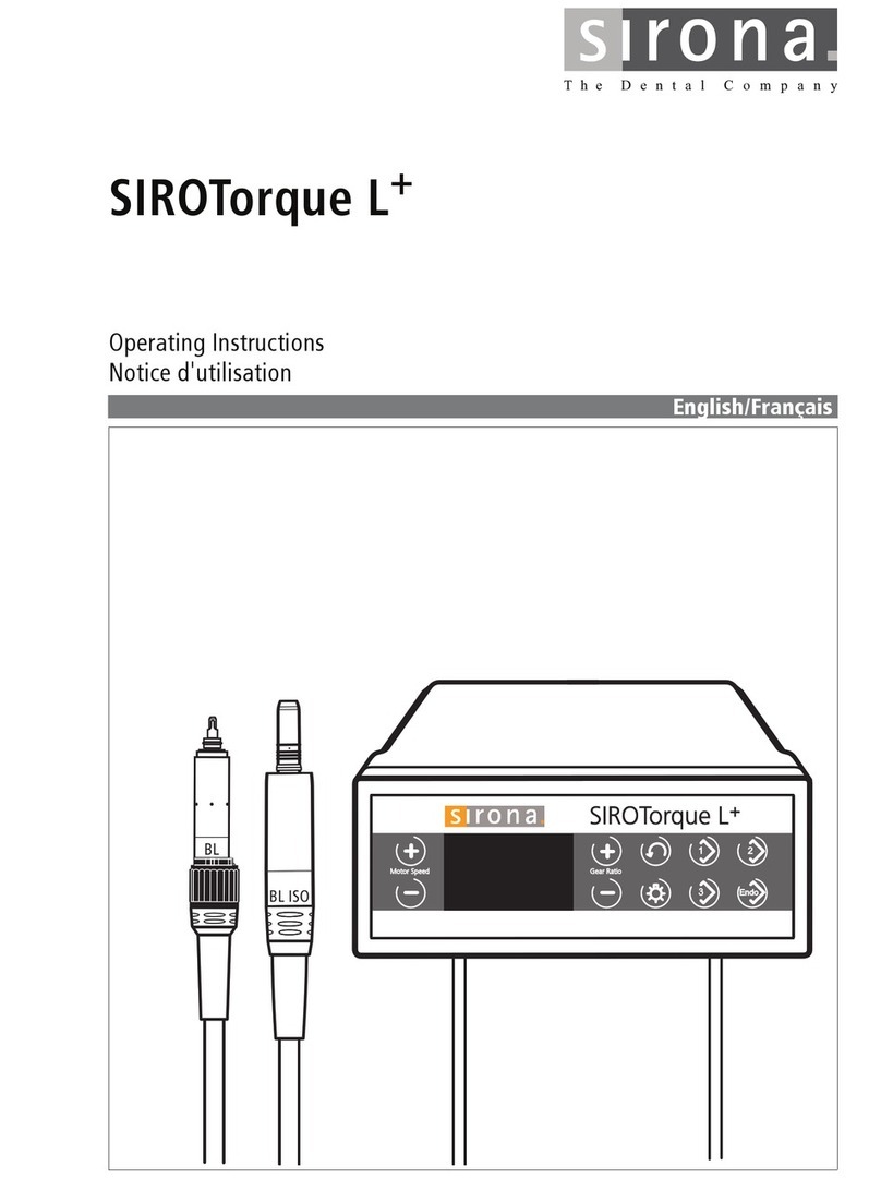 Sirona SUROTorque L+ User manual Sirona SUROTorque L+ User manual