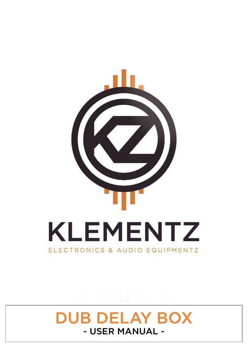 Klementz DUB DELAY user manual