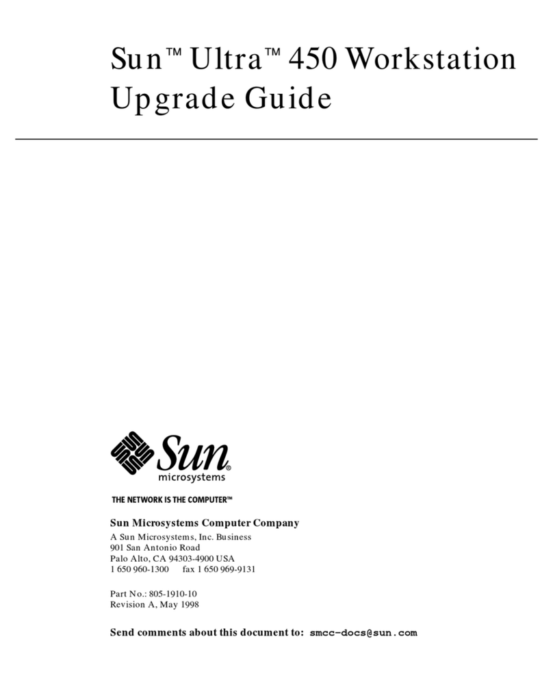 Sun Microsystems Sun Ultra 450 Installation and operation manual