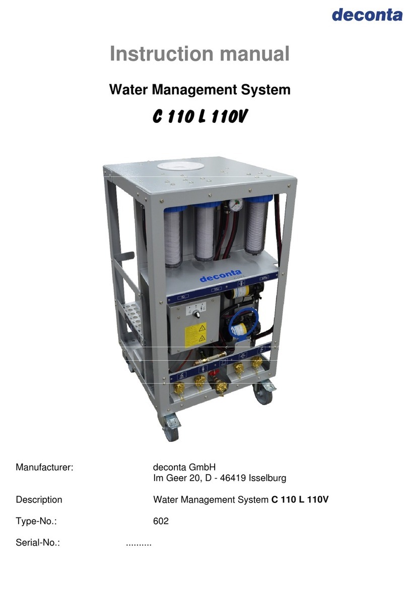 deconta C110 L 110V User manual