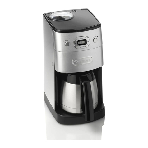 Cuisinart DGB650BCU Information booklet