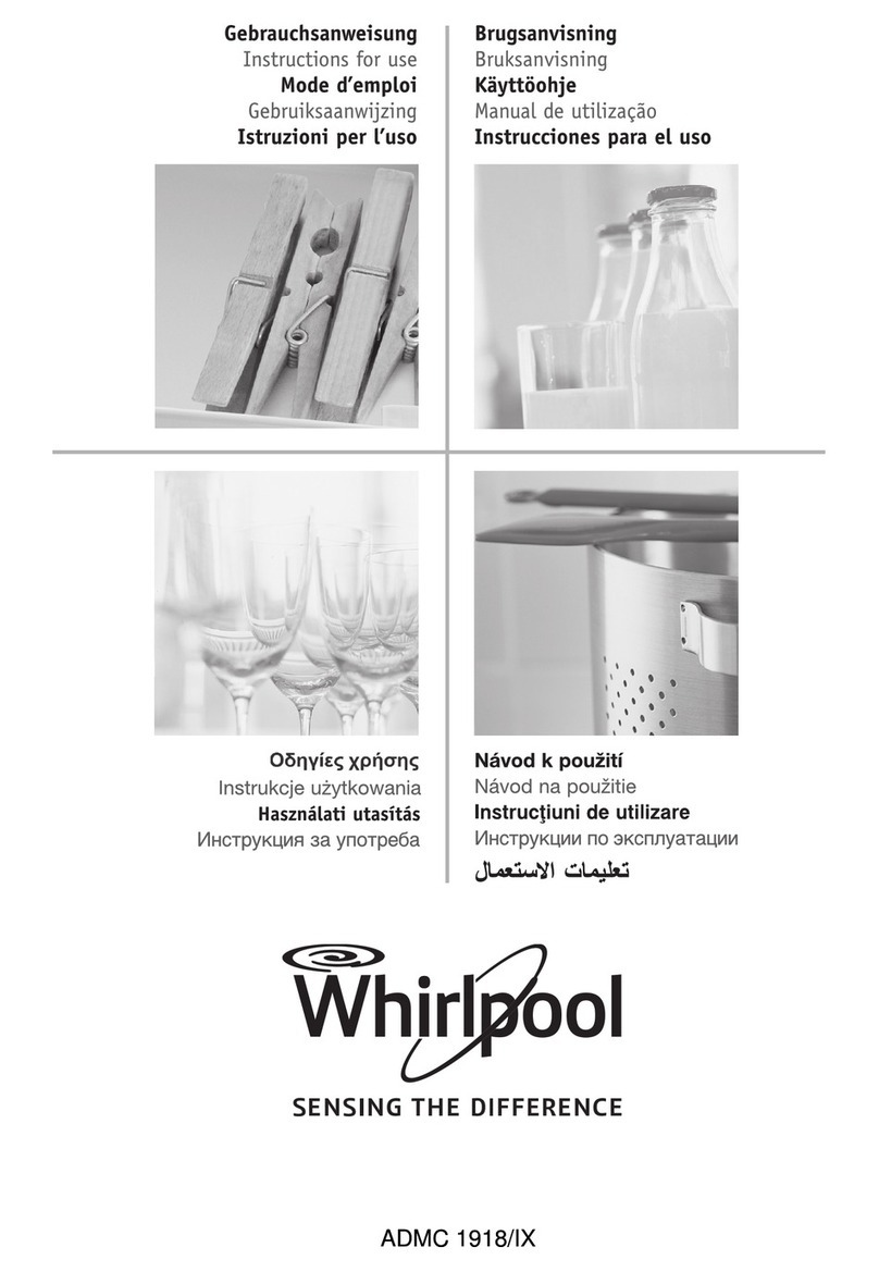 Whirlpool ADMC 1918/IX Instructions for use Whirlpool ADMC 1918/IX Instructions for use