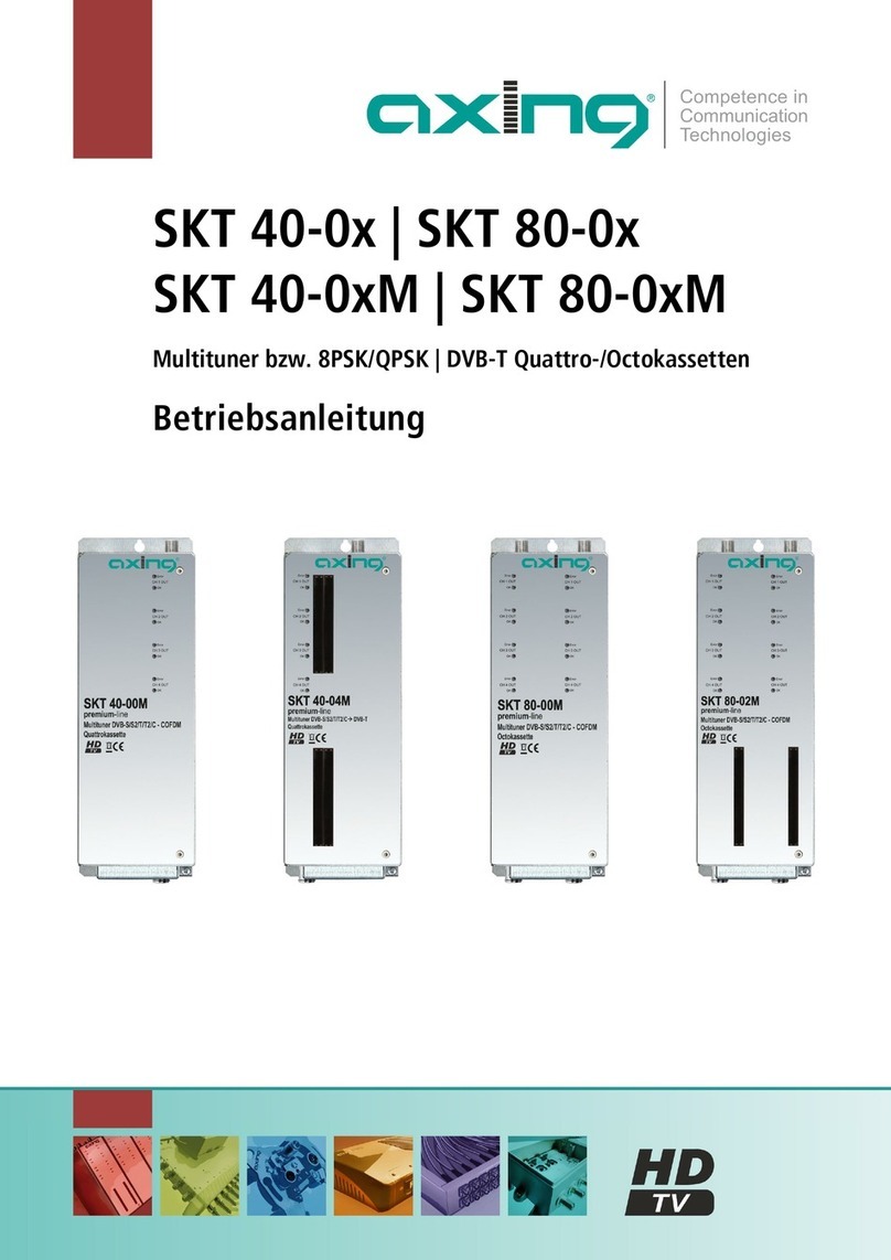 axing SKT 40-0 Series User manual