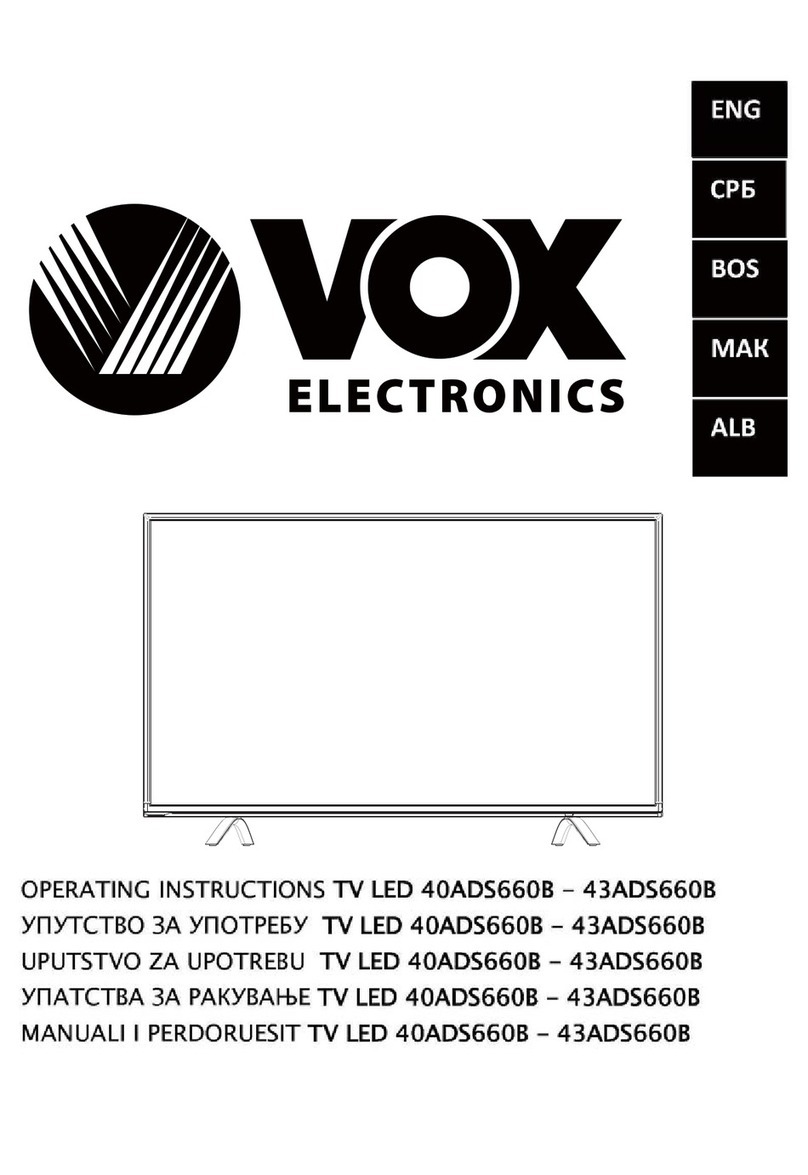 VOX electronics 40ADS660B User manual VOX electronics 40ADS660B User manual