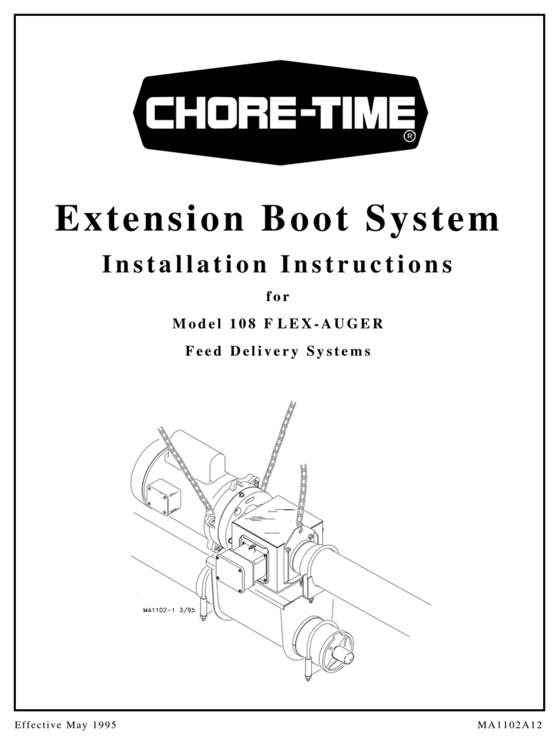 Chore-Time 108 FLEX-AUGER installation instructions
