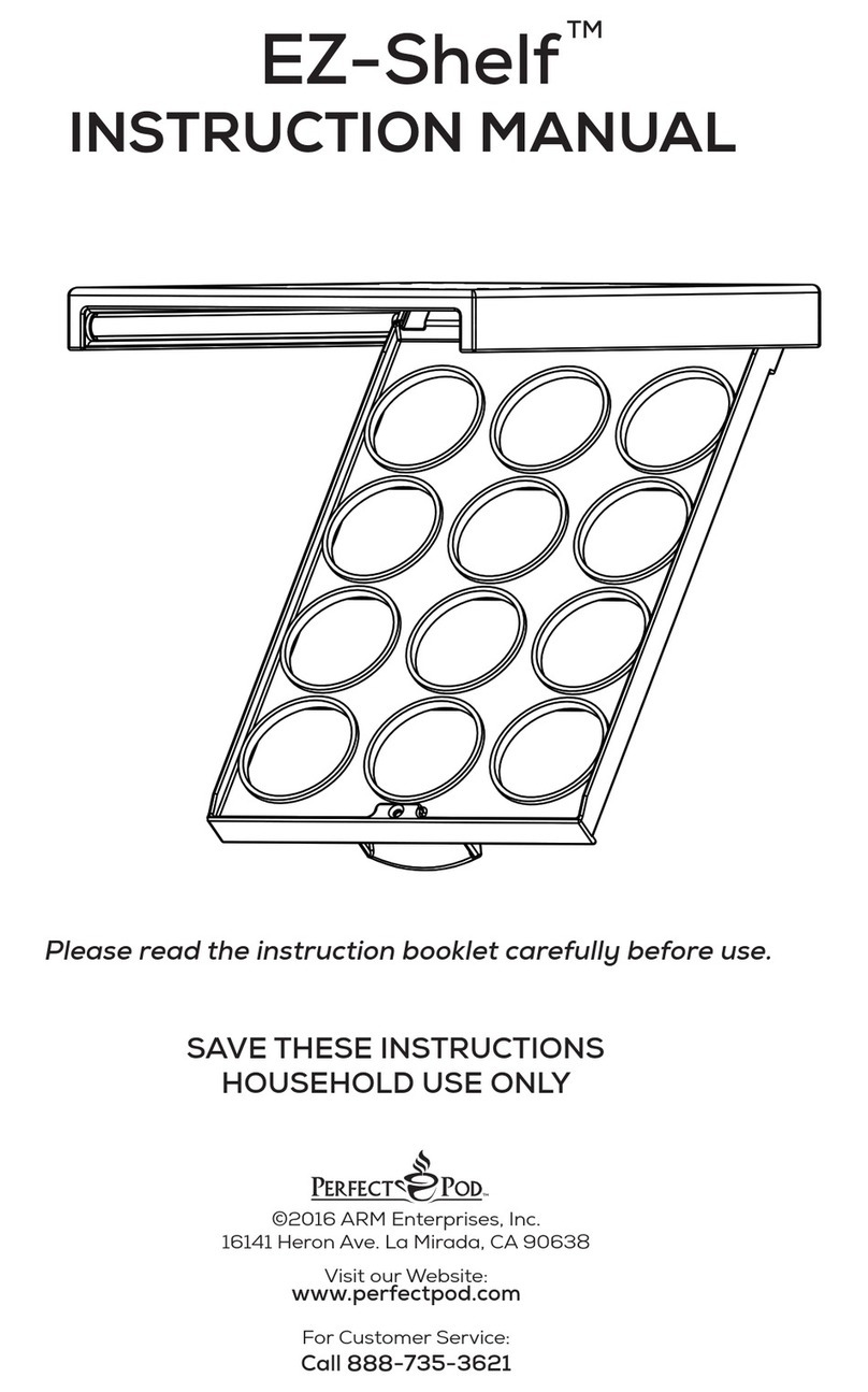 ARM Perfect Pod EZ-Shelf instruction manual