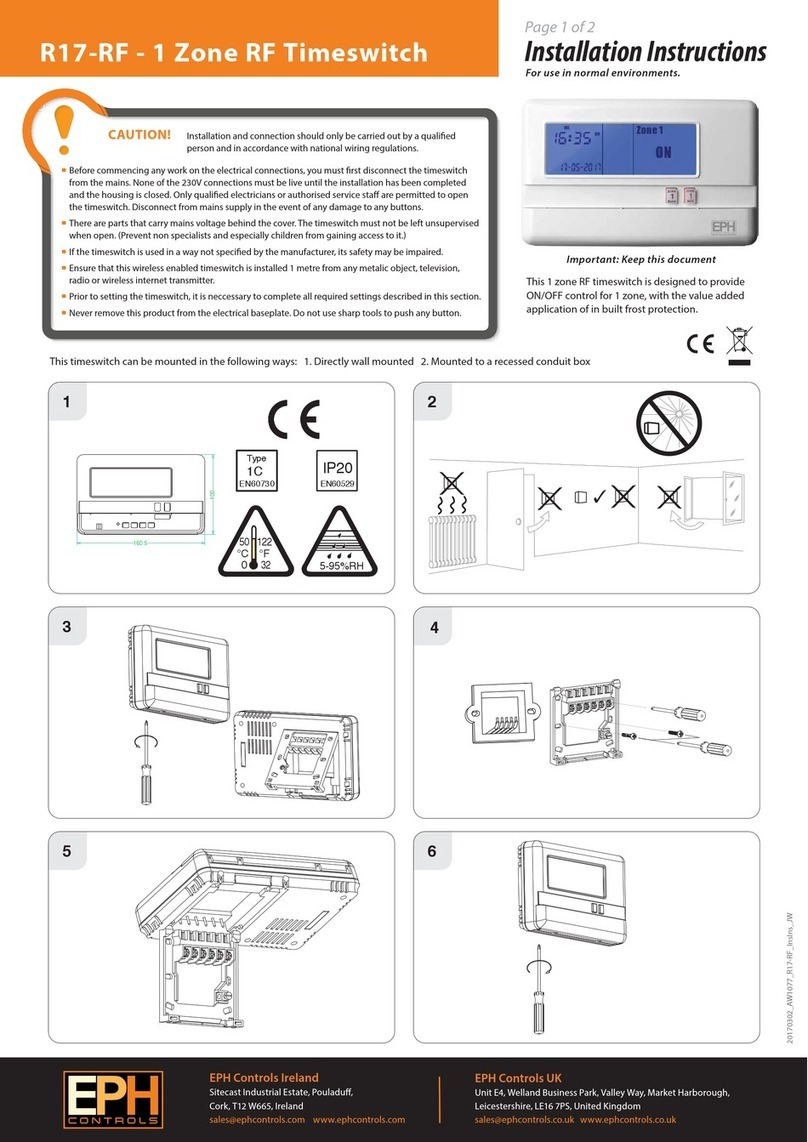 EPH R17-RF Installation instruction