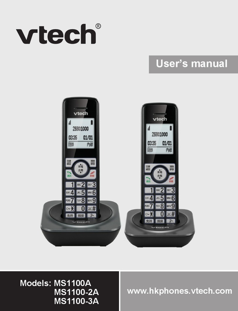V-tech MS1100A user manual