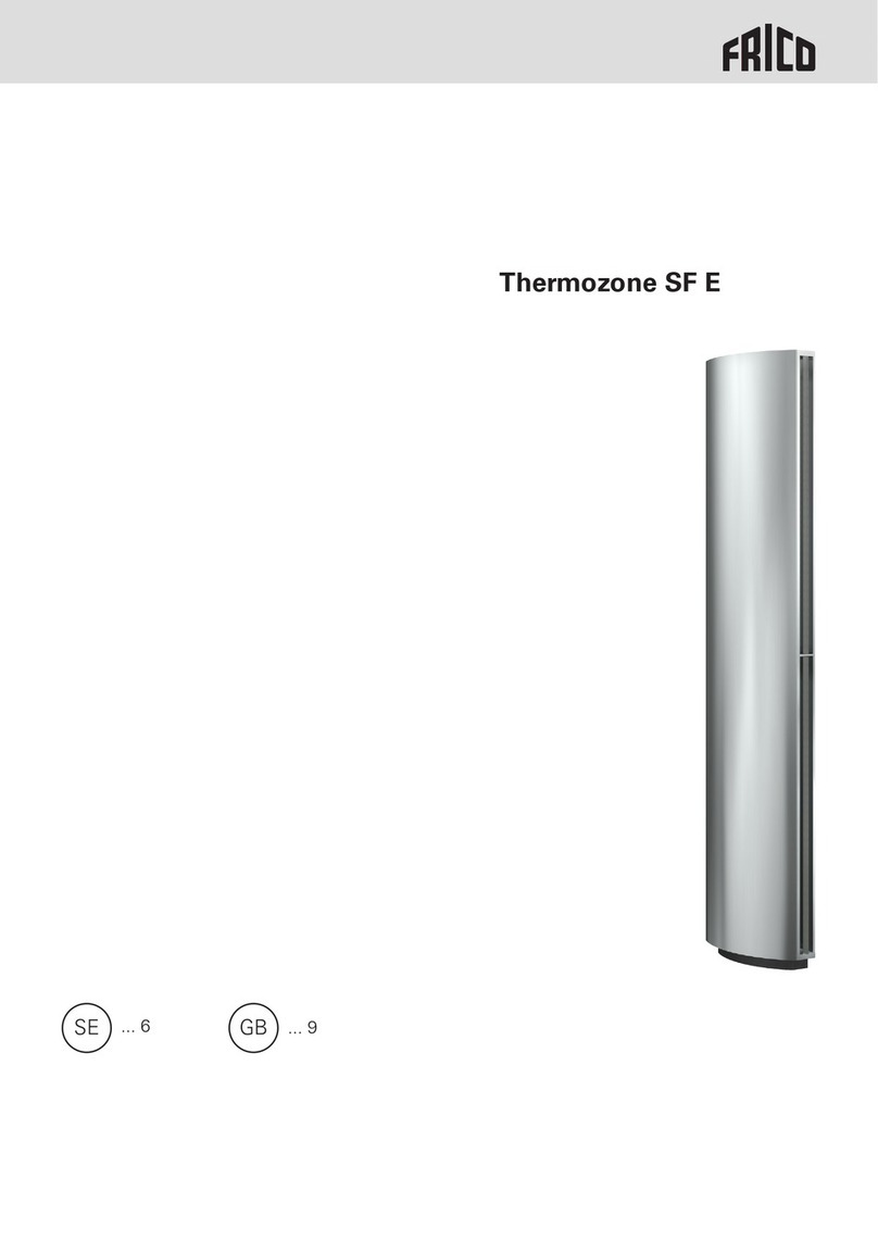 Frico Thermozone SF E User manual
