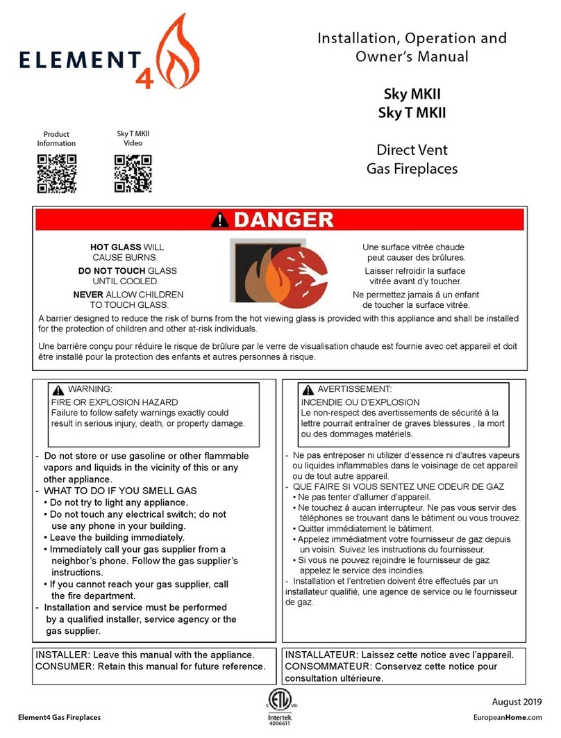European Home Element4 Sky MKII User manual European Home Element4 Sky MKII User manual