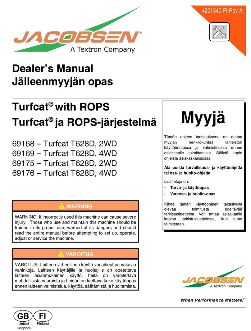 Jacobsen Turfcaet Series manual