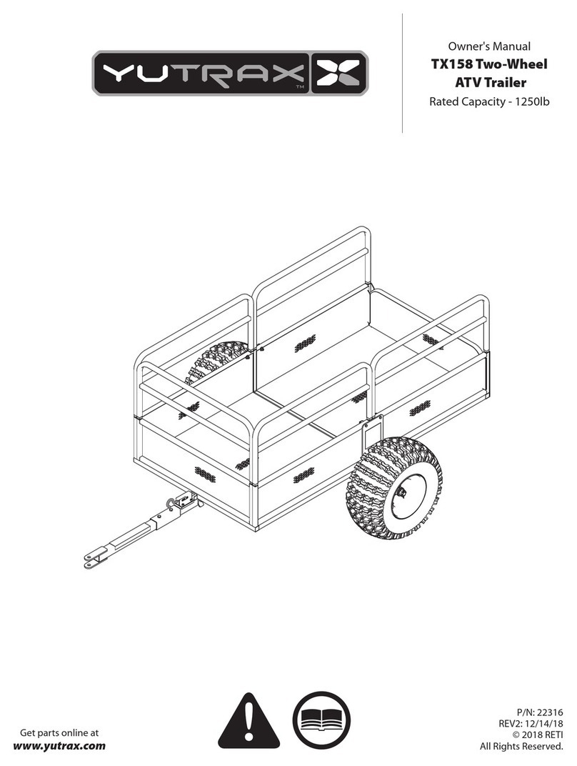 Yutrax TX158 owner's manual