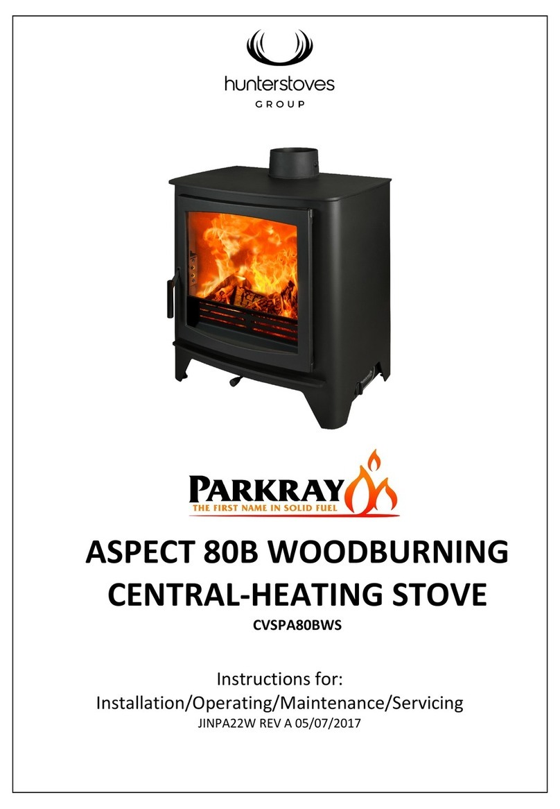 Hunterstoves Group Parkray ASPECT 80B User manual