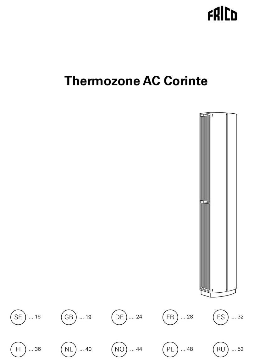 Frico Thermozone ACC10 User manual