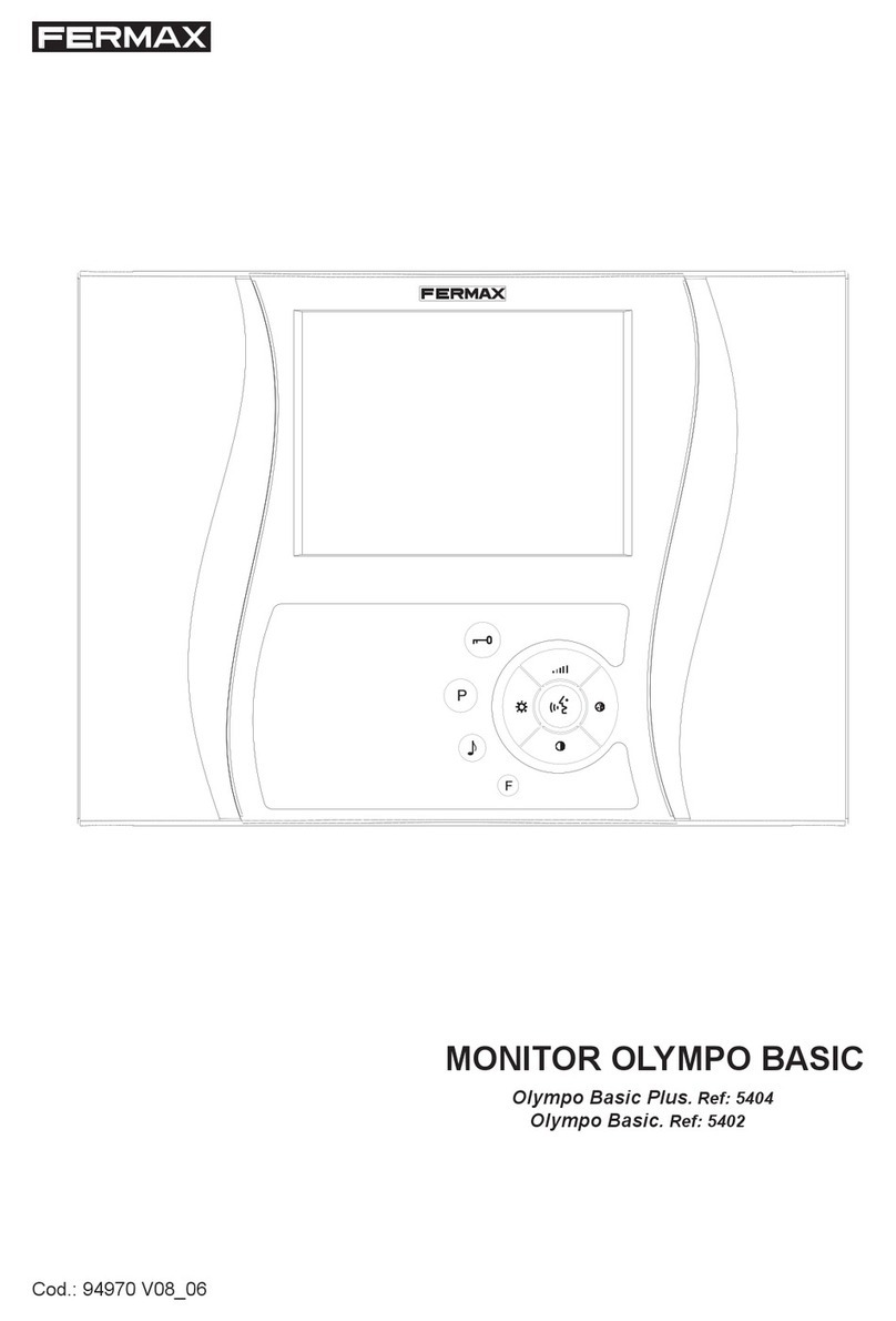 Fermax Olympo Basic Series User manual