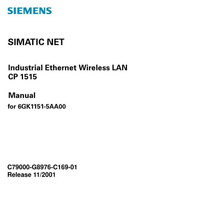 Siemens SIMATIC NET CP 1515 manual