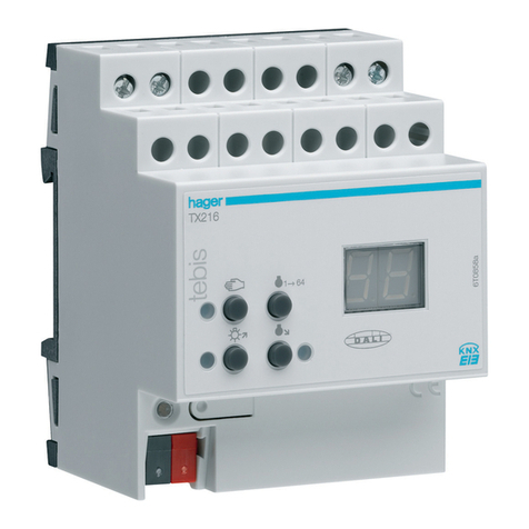 hager TX216 Product documentation