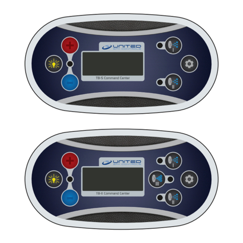 United Spa Controls T8-X Topside Installation manual & users guide