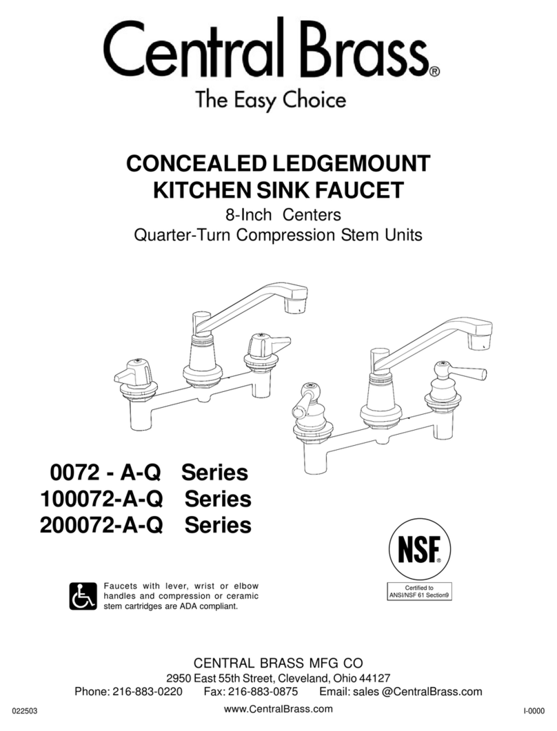 Central Brass 0072 A Q Series quick start guide