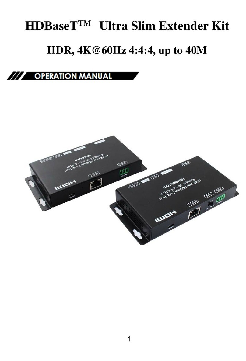 Foxun HDBaseT SX-EX53 Operation manual