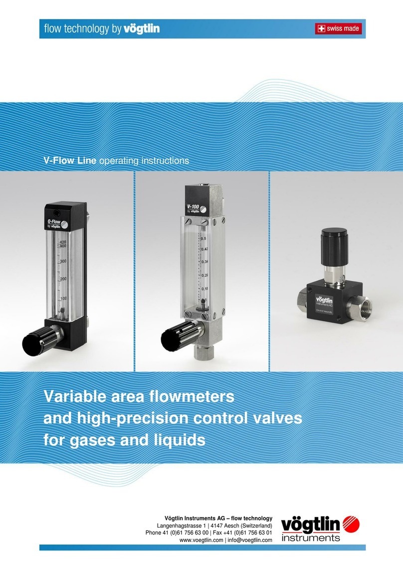 Vogtlin V-Flow Series User manual