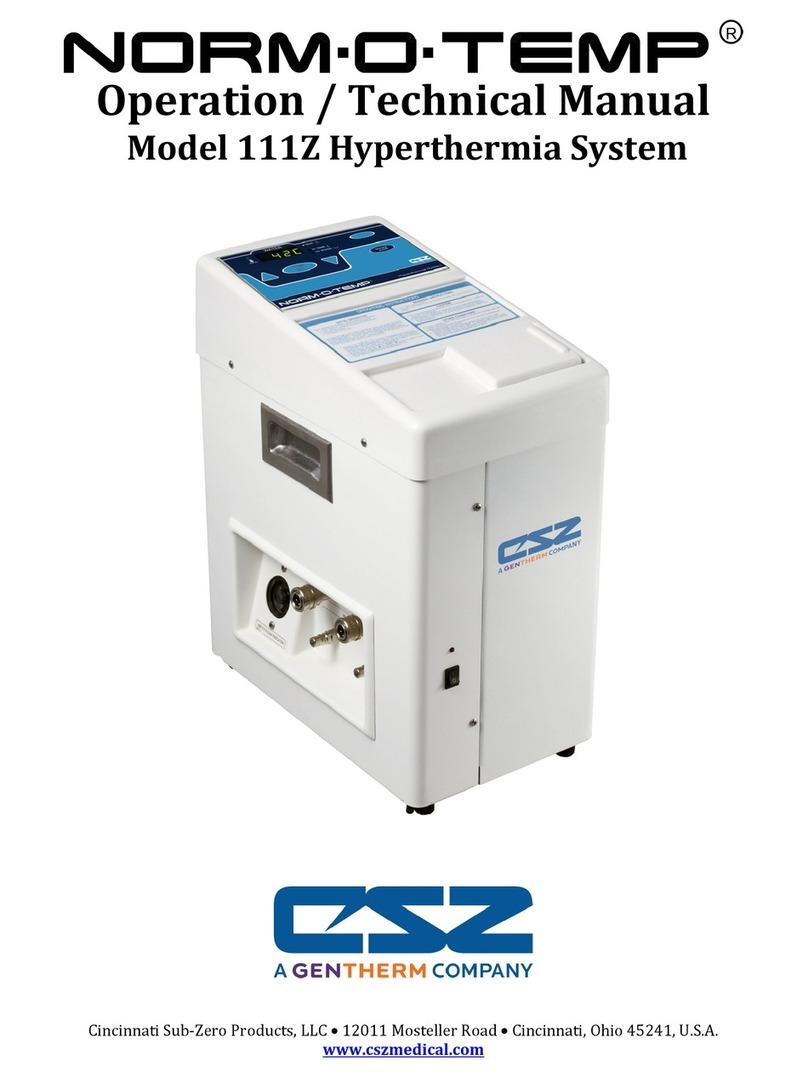 CSZ NORM-O-TEP 111Z Operation & technical manual