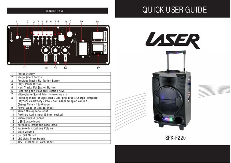 Laser SPK-F220 Quick user guide