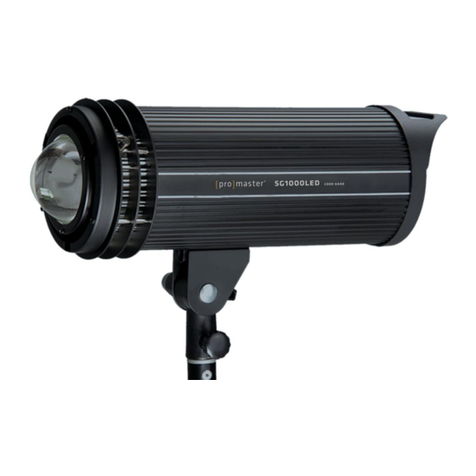 pro master SG1000LED User manual