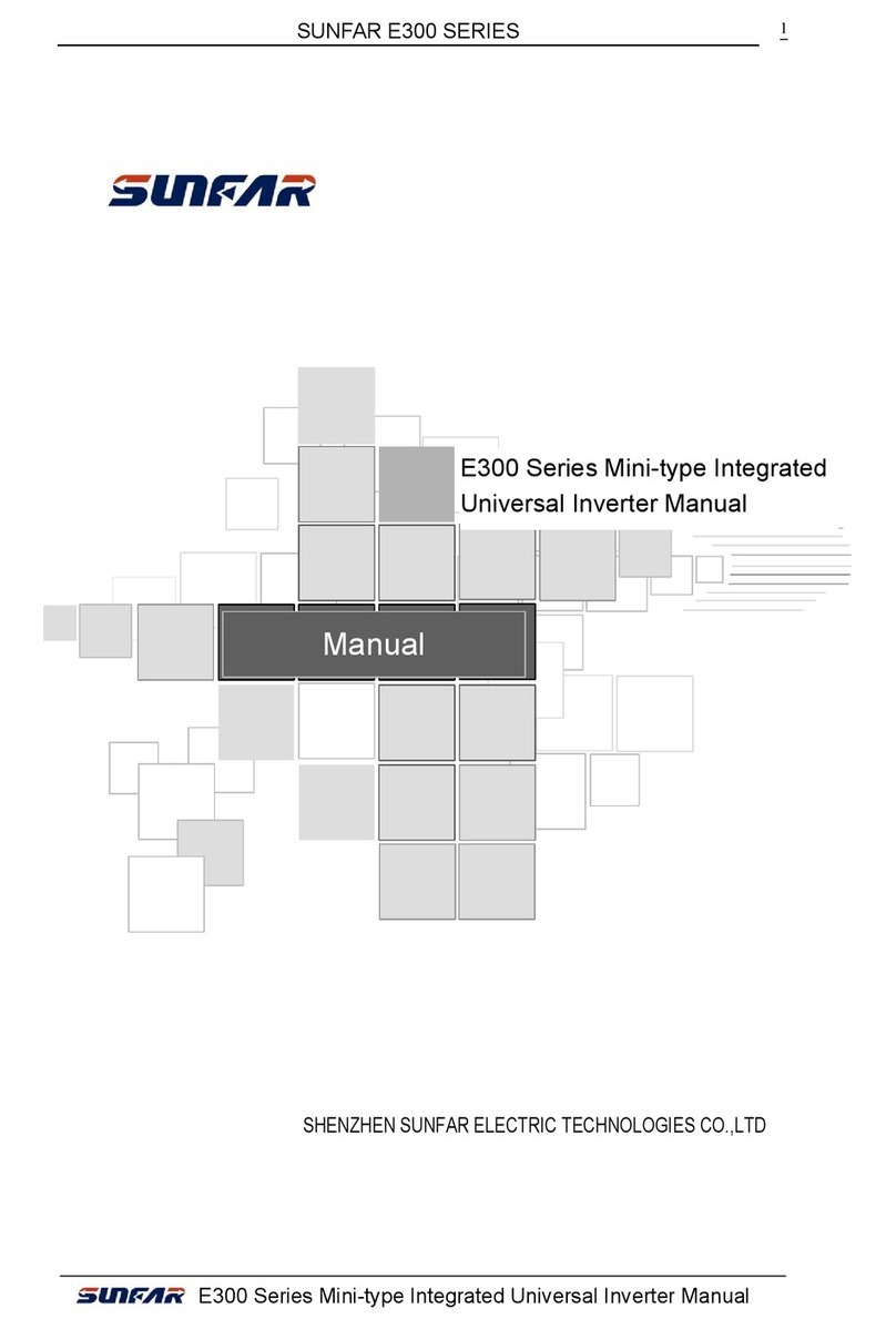 Sunfar E300 Series manual