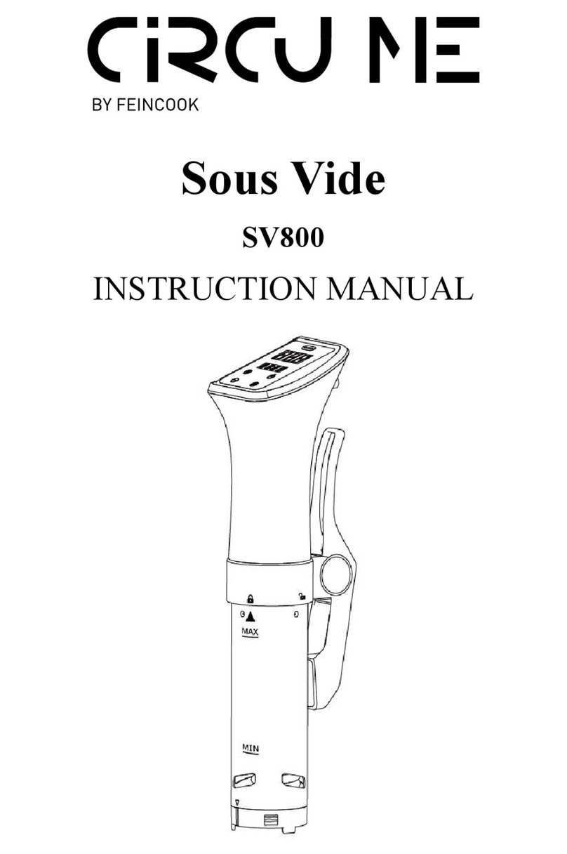Feincook CIRCU ME SV800 instruction manual