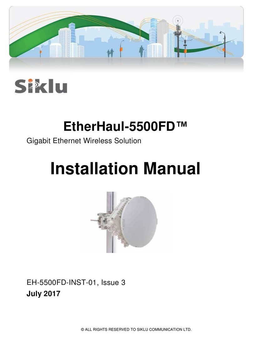 Siklu EtherHaul-5500FD Series installation manual