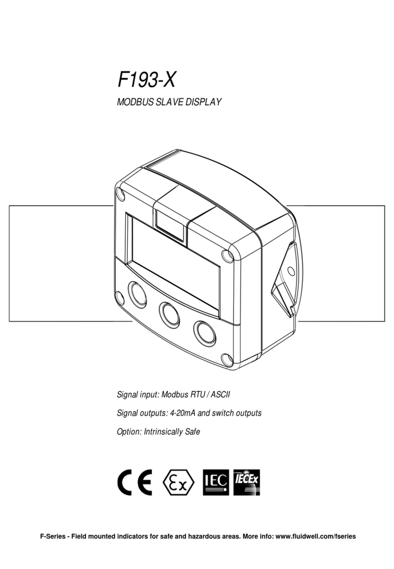 Fluidwell F193-X User manual