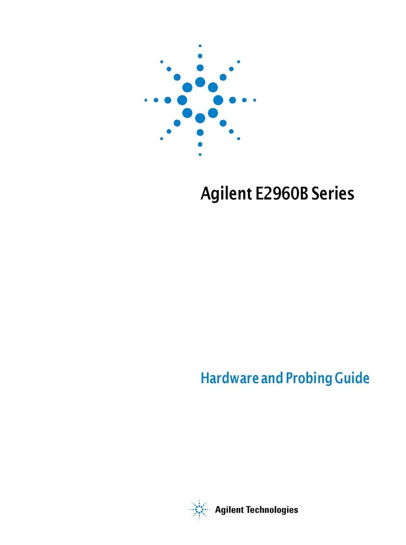 Agilent Technologies E2960B Series Installation instructions