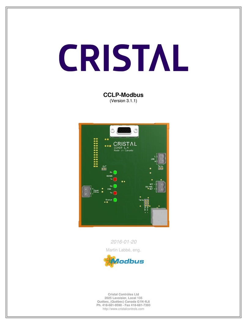 CRISTAL CCLP-Modbus manual