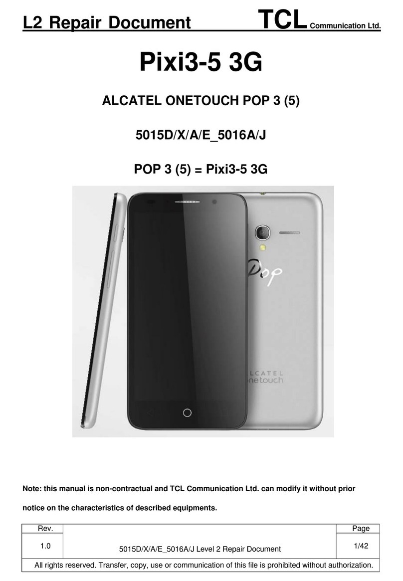 Alcatel ONETOUCH POP 3 Series Operator's manual