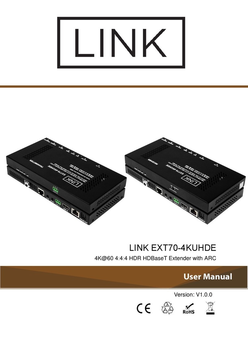 Link EXT70-4KUHDE user manual