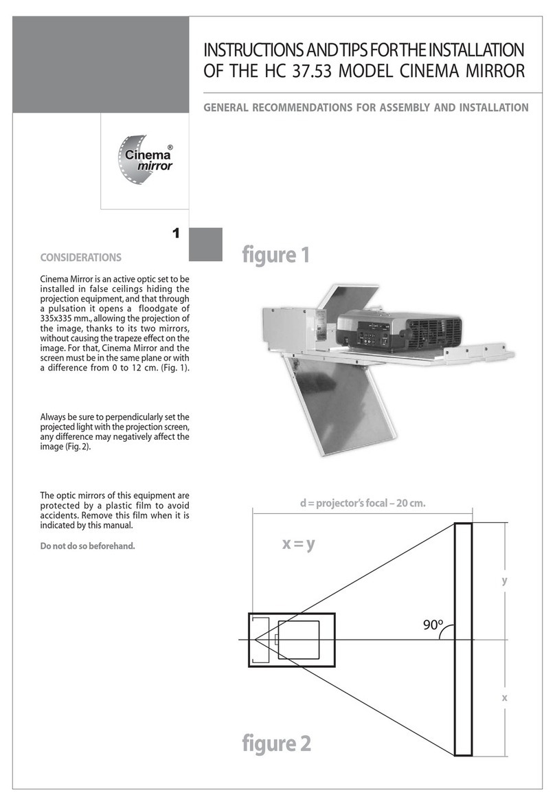 AVR Cinema Mirror HC 37.53 Assembly instructions