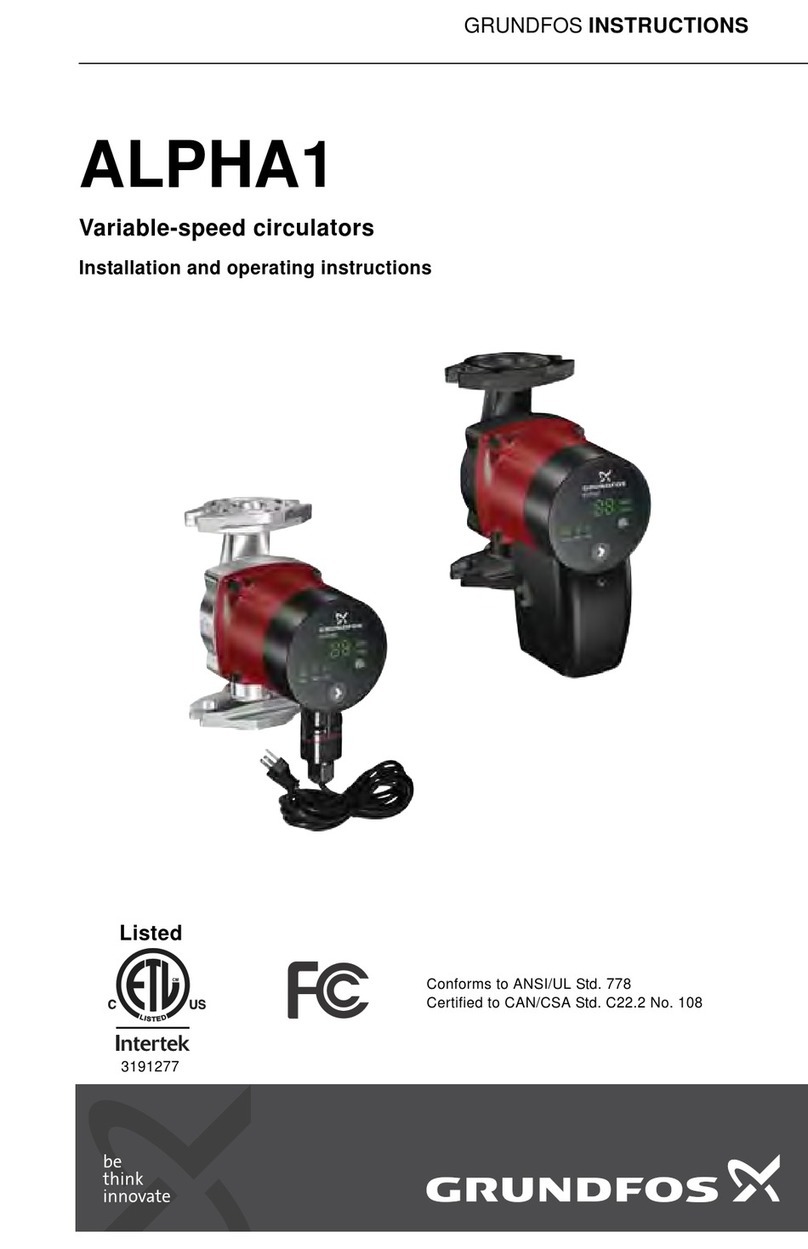 Grundfos ALPHA1 Series User manual
