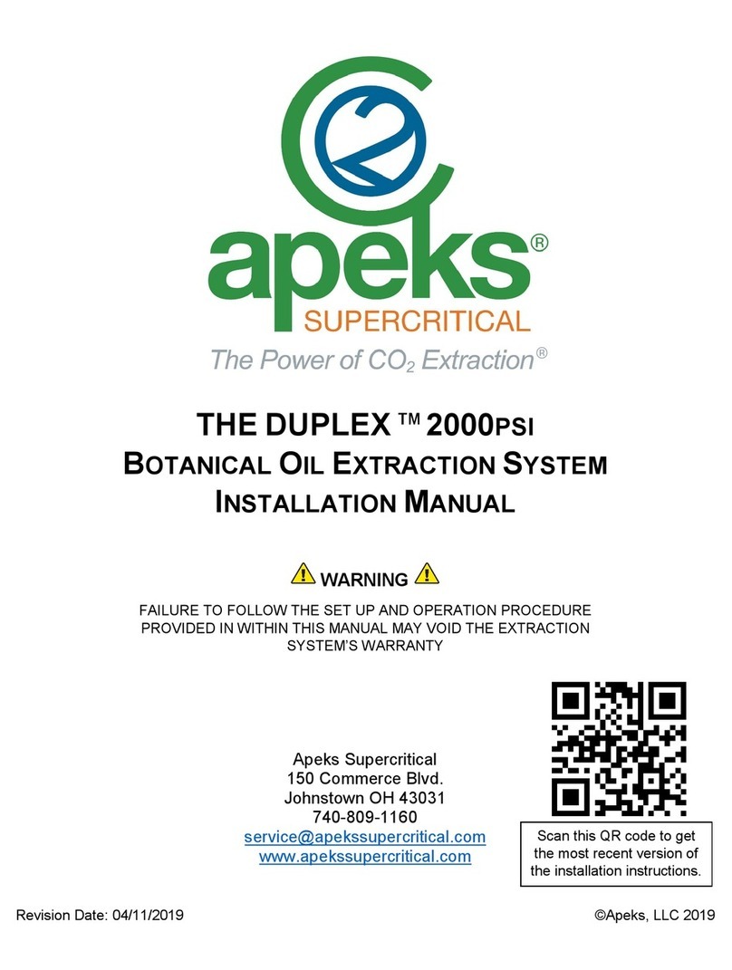 Apeks 2000PSI THE DUPLEX installation manual