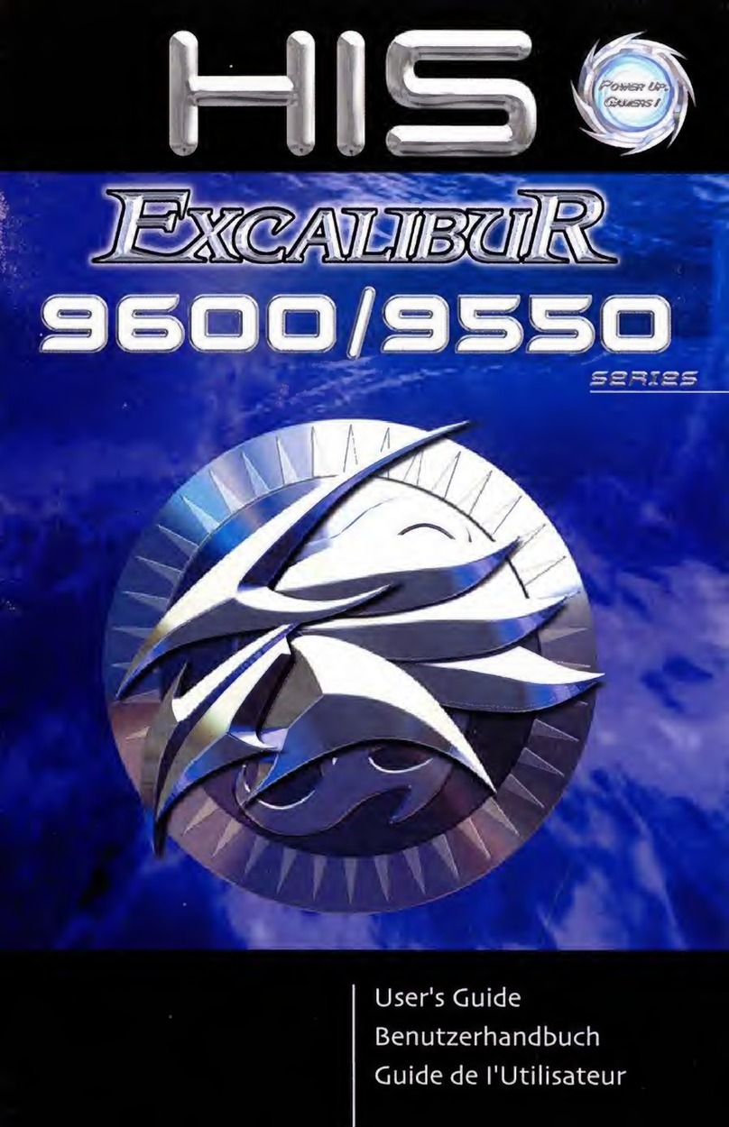HIS Excalibur RADEON 9600 Series user guide