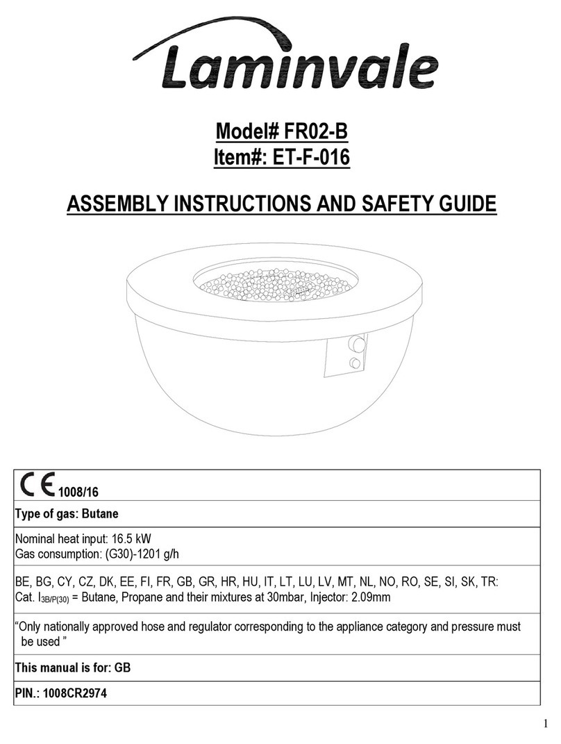 Laminvale FR02-B ASSEMBLY INSTRUCTIONS AND SAFETY GUIDE