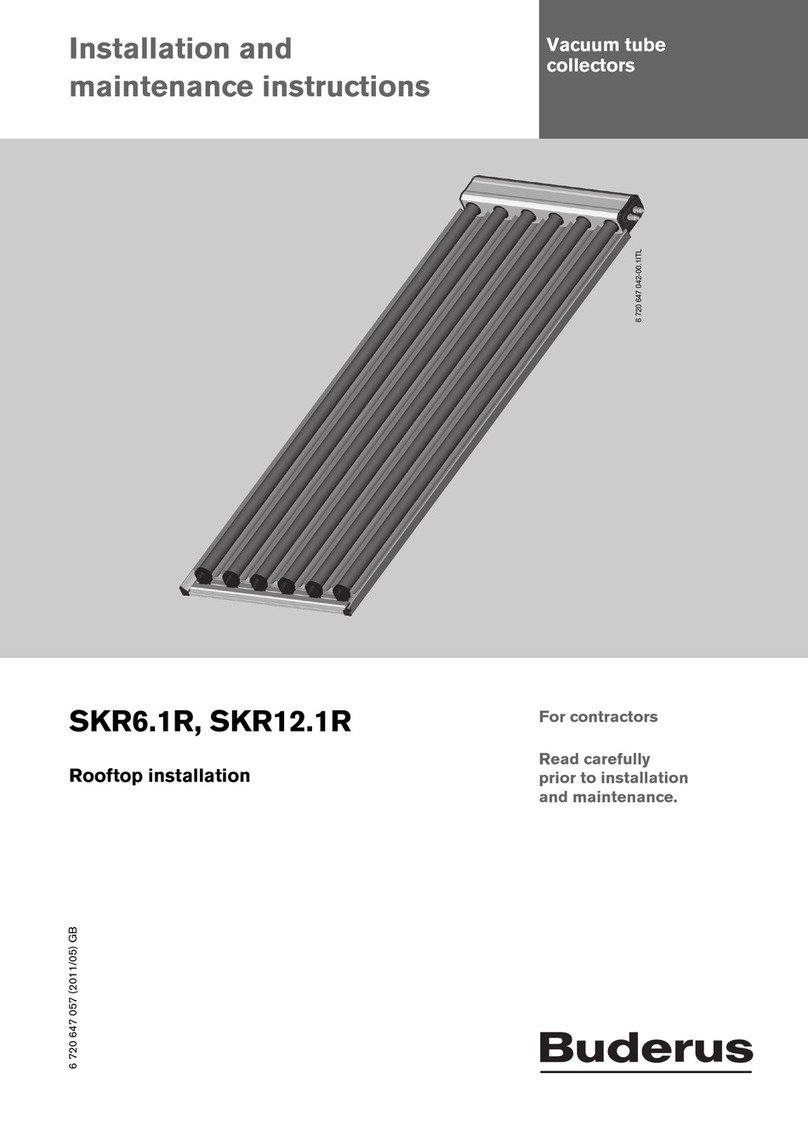 Buderus SKR6.1R Installation and maintenance instructions Buderus SKR6.1R Installation and maintenance instructions